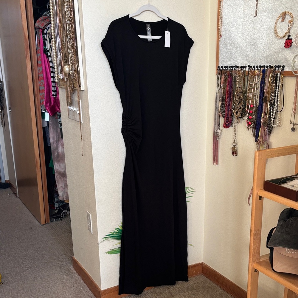 Lou & Grey Classic Black Maxi Dress